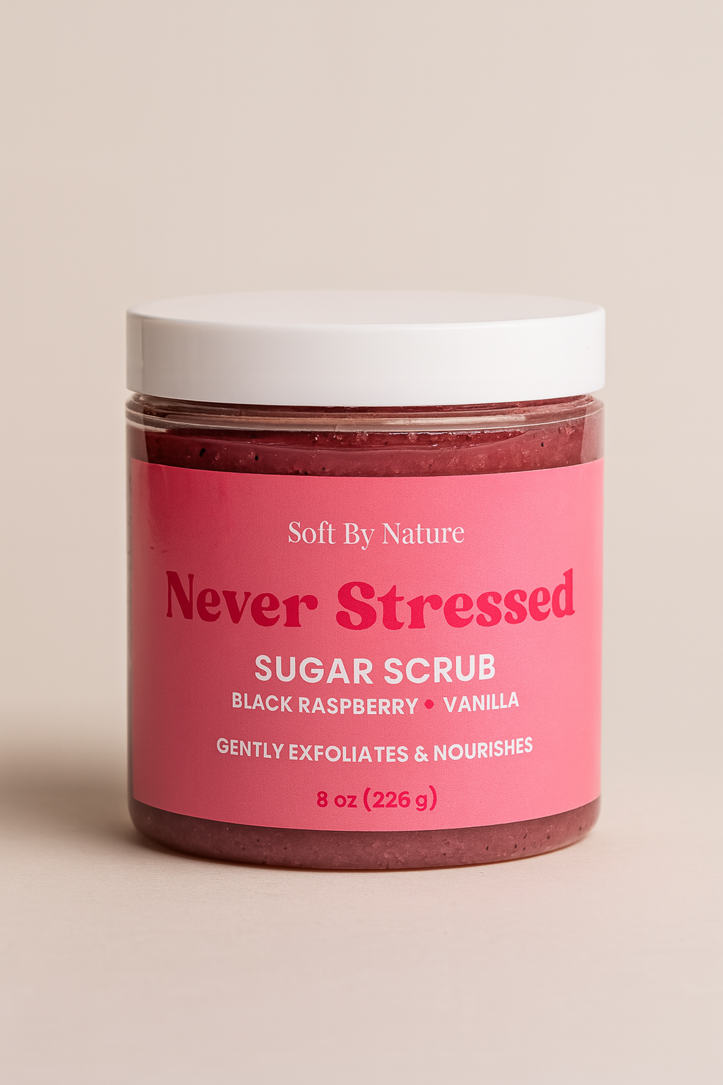 “Never Stressed” Sugar Scrub